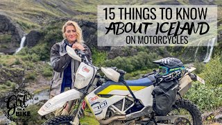 15 things you need to know about Iceland for a motorcycle adventure