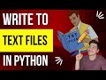 How to Write to a text .txt file in Python! Processing Lists, and Outputting Data!