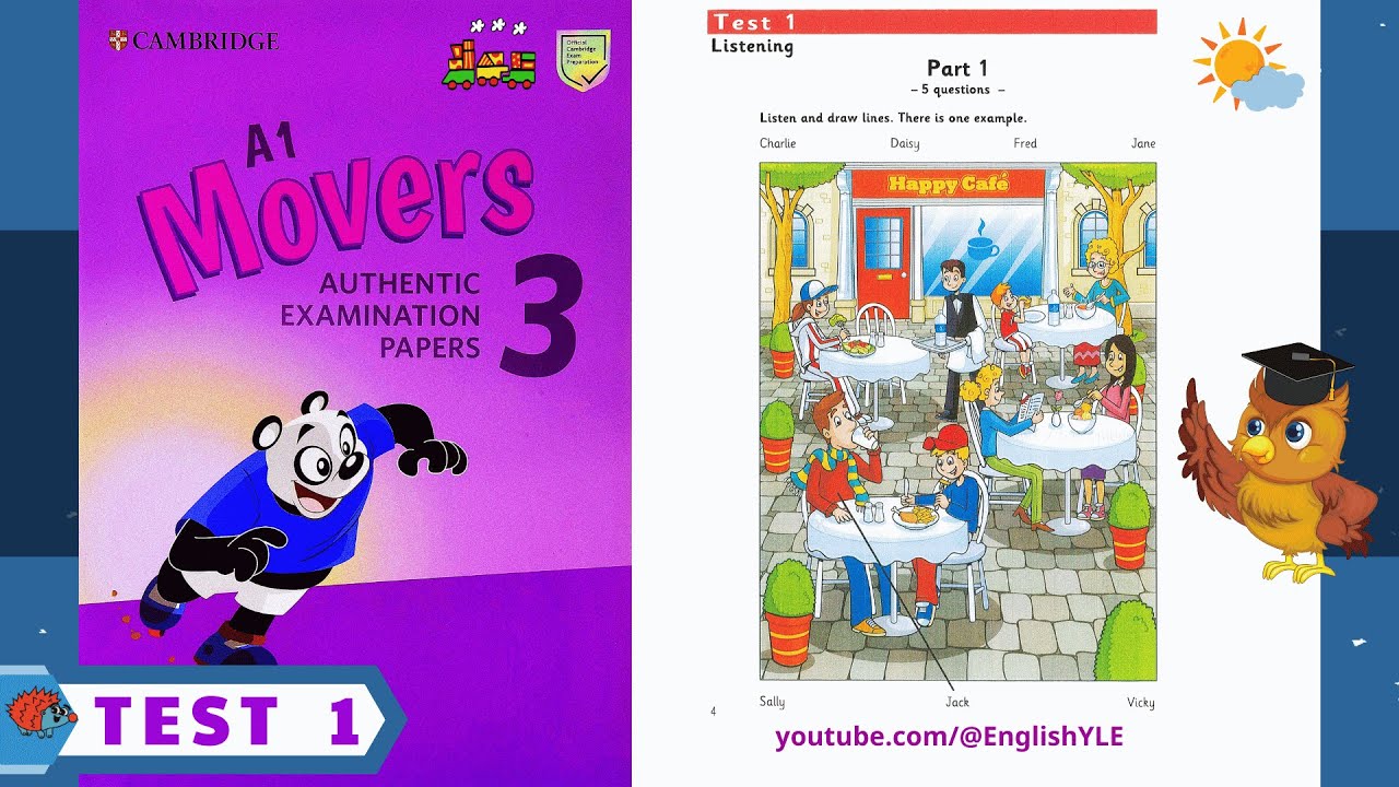Movers 3 Test 1 New Authentic Examination Papers Listening