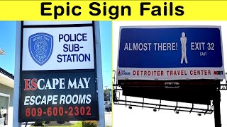 Epic Sign Fails That Are So Bad, They’re Actually Genius || Happy Panda