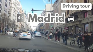 MADRID【4K】DRIVING TOUR 2024 🚗 Gran Vía al Aeropuerto Madrid Barajas | El más grande de España