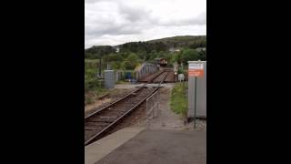 Mallaig to Fort William train coming into Banavie Station.