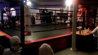 2012 First Amateur Boxing Fight 1st Round K.O