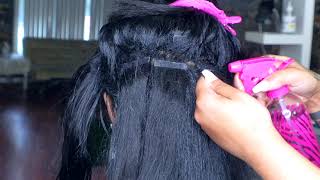 How to Safely Remove Tape-Ins! Natural Hair