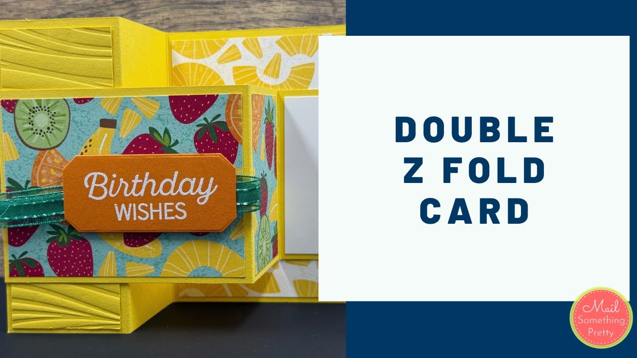 Double Z Fold Card Youtube