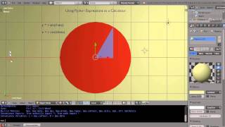 Blender Tutorial - Math for Animators - Using Python Expressions as a Calculator