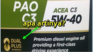 Penjelasan tentang teknologi teknologi oli yang tertulis di kemasan oli mesin