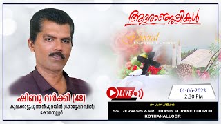 Funeral of  Shibu Varkey