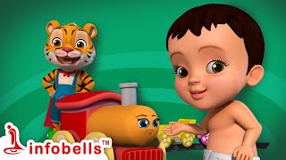 Chittiki Istamaina Tiger Bomma | Telugu Rhymes for Children | Infobells