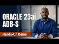 Oracle 23ai Hands-On Demo: ADB-S, AI Vector Search, JSON Duality & SQL Firewall | Overview