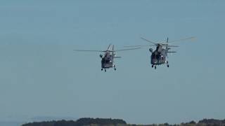 RNZAF Base Ohakea - Augusta A-109 NZ3402 and NZ3403 Lift off