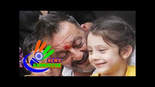 Watch: sanjay dutt plays badminton with his kids shahraan and iqra