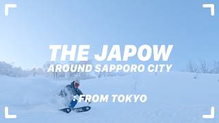 The Japow around Sapporo city from Tokyo / 5 snow resorts in 3 days