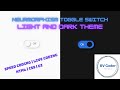 Neumorphism Toggle Switch with Light and Dark Theme/Scheme | Speed Coding | Live Coding | How To