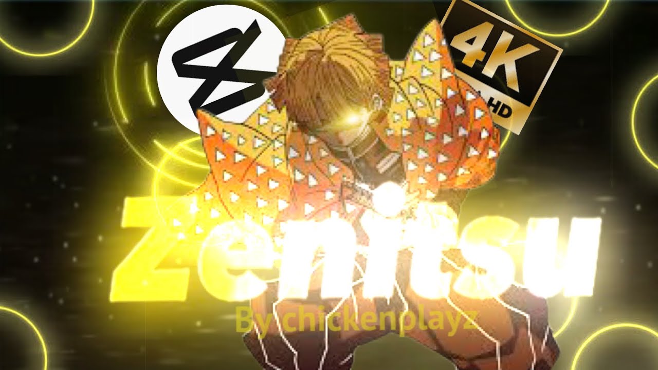 The Legend Of Zenitsu Demon Slayer Edit Capcut 4k 60fps Youtube