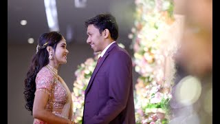 Aishwarya & Abhinand // wedding reception//venkystudio 9849201058