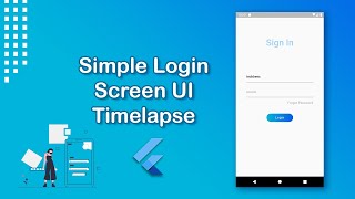 Login Screen UI Flutter Speed Code | Flutter Speed Code Series | Flutter login screen