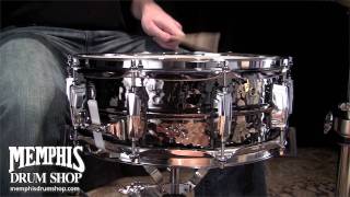 Ludwig 14x5 Hammered Black Beauty Snare Drum (LB416K) at Memphis Drum Shop