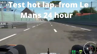 Porsche lmph test at Le Mans Sierra esports