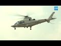 ys jagan helicopter visuals ys jagan pulivendula tour @sakshitvlive