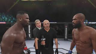 Jon Jones vs. Francis Ngannou Full Fight ( EA Sports UFC 4 )