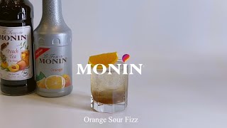 [Recipe] 모닌 시그니처 가을메뉴 대공개 / Orange Sour Fizz