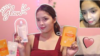 Skincare set for Pimples||HELLO GLOW BLEMISH MIRACLE SET and ROSEWATER SOOTHING GEL REVIEW