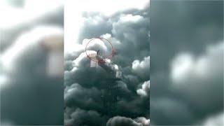 Shocking moment: Crane operator trapped in fire shoots video for WeChat