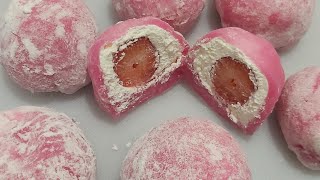 Mochi de Morango Delicioso e fácil Doce de morango Japonês