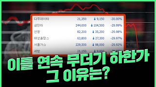 이틀 연속 무더기 하한가 (f. 그 이유는 무엇인가?) 부자주식TV