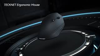 Wireless Vertical Ergonomic Optical Mouse