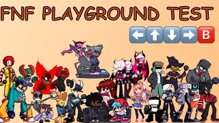 Friday Night Funkin' Character Test Mod | FNF Playground Remake 1,2,3,4