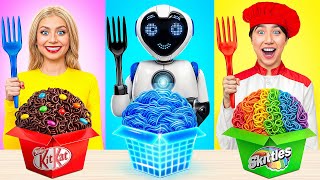 Me vs Robot Cooking Challenge | Kitchen Hacks and Recipes by Multi DO Smile