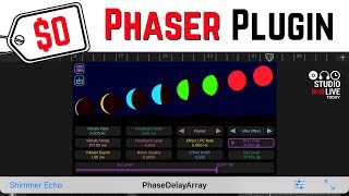 Free PHASE/DELAY/REVERB plugin for iOS (iPhone/iPad)