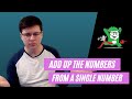 Edabit - Add up the Numbers from a Single Number - Javascript