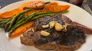 Lava Porterhouse Steak [Bison with Icelandic Lava Salt]