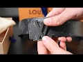 UNBOXING/REVIEW LOUIS VUITTON REVERSIBLE BELT!