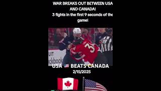 USA 🇺🇸 BEATS CANADA OVER AND OVER AGAIN #usa #canada