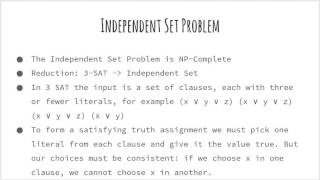 Algorithms: 2.6 P, NP and NP complete