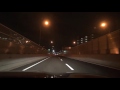 夜の名古屋都市高速を走る driving at nagoya expressway in night