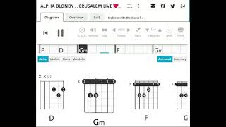 ALPHA BLONDY : JERUSALEM | Guitar Chord