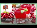 Cranberry Juice & Kidney Failure|Kidney deseases| Very Well