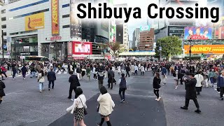 4K60 超大混雑の渋谷スクランブル交差点 /Very Busy Shibuya Crossing in Shibuya, Tokyo Japan 4k 60fps