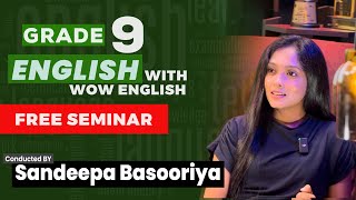 Grade 9 (English) 📚 | Free Seminar 🎓 | English With WOW English