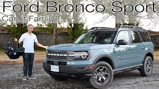 Can it Family? Clek Liing and Foonf Child Seat Review in the 2021 Ford Bronco Sport