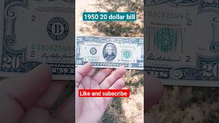 Vintage 1950 20 dollar bill