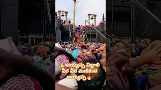 అయ్యప్ప విల్లాలి వీర వీర మణికంఠ అయ్యప్ప🙏🔥 #sabarimala #ayyappa #song #ytshorts #trending