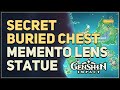 Secret Memento Lens Statue Buried Chest Dig Site Genshin Impact