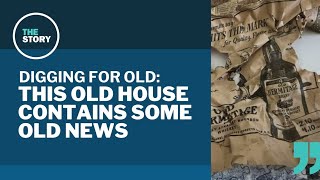 Viewer finds 1940 newspaper in the wall of her home | Digging for Old