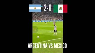 Mexico Vs Argentina World Cup Highlights #shorts #football